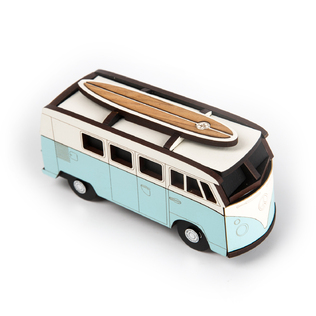 新西兰原产Ian Blackwell实木复古大巴储物盒饰品盒首饰盒