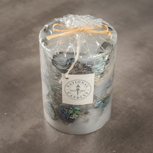 新西兰原产NATIONAL CANDLES鲍鱼壳蜡烛家居装饰蜡烛桌面摆件