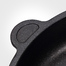 德国原产DHT精铸铝合金Lotan涂层不粘煎锅燃气款28cm送锅盖 黑色