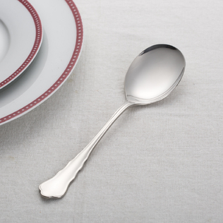 德国原产Franz Furst 304奥体不锈钢餐勺西餐小勺Chippendale