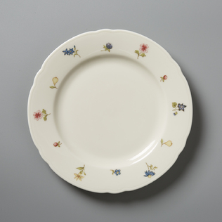 德国原产Seltmann Weiden陶瓷面包盘点心盘餐盘彩色小花