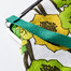 芬兰原产GLOBE HOPE 金属搭扣女士单肩包挎包 绿色