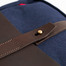 英国原产chapman男士手工斜纹帆布休闲斜挎包单肩包 深蓝
