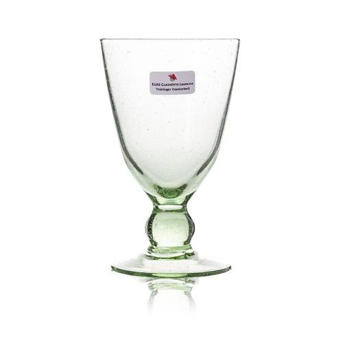 德国原产FARBGLASHUTTE图林根玻璃手工玻璃杯香滨酒杯 绿色