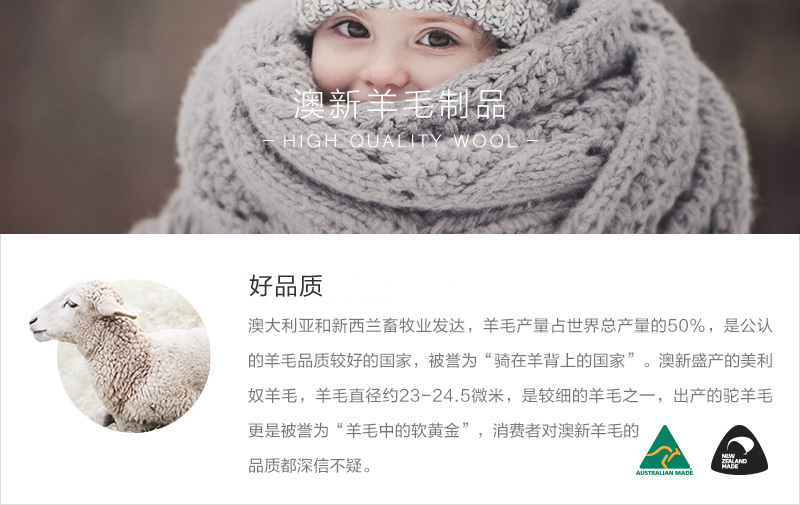 新西兰原产KIWIKNITS 驼羊毛手套冬季 红色 S