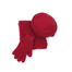 新西兰原产MERINOMINK 美利奴羊毛混纺针织围巾 红色
