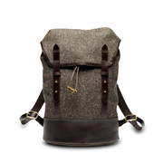 英国原产CHERCHBI 手工高山赫德维克羊毛商务休闲背包双肩包