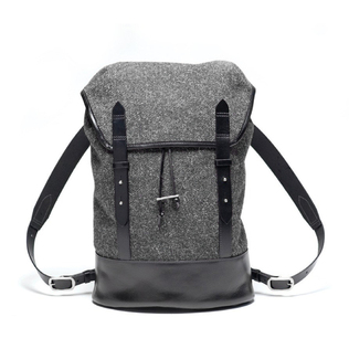 英国原产CHERCHBI 手工高山赫德维克羊毛商务休闲背包双肩包