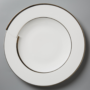 德国原产Seltmann Weiden铂金立体镶边陶瓷餐盘西餐具