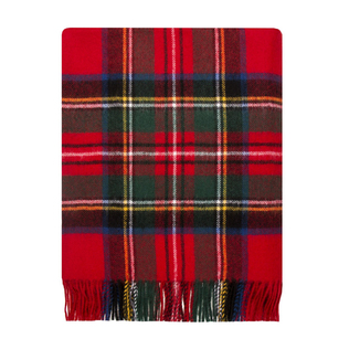 英国LOCHCARRON of SCOTLAND斯图尔特羊毛毯空调婴儿毯子盖毯