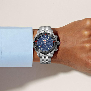 瑞士原产CHARMEX夏魅时空军1号飞行表瑞士军表男表200米防水