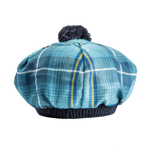 英国原产LOCHCARRON of SCOTLAND英式格子呢羊毛女士贝雷帽子 彩色