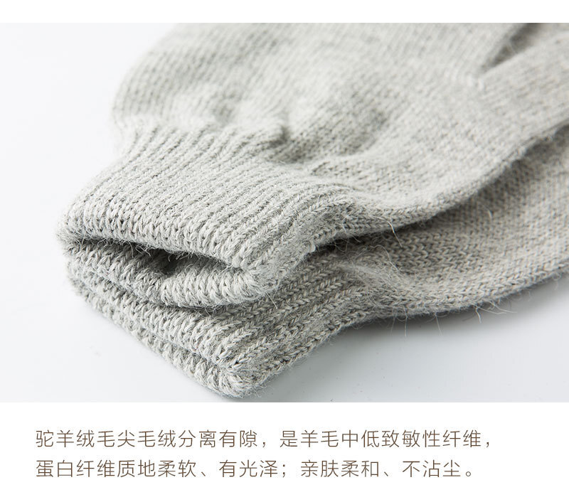 新西兰原产KIWIKNITS 驼羊毛手套冬季 红色 S