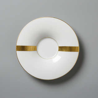 德国原产Seltmann Weiden白底镀金陶瓷咖啡杯碟茶杯碟