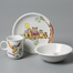 德国原产SeltmannWeiden陶瓷童餐具套装3件套猫头鹰图案