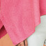 新西兰原产MERINOMINK 美利奴羊毛驼羊毛混纺女士针织披肩 粉红