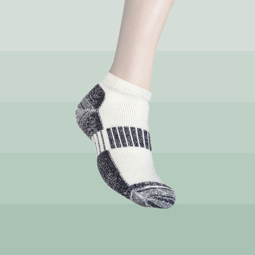 新西兰原产COMFORT SOCKS 羊毛混纺专业运动袜登山徒步袜 中灰 25-27.7cm