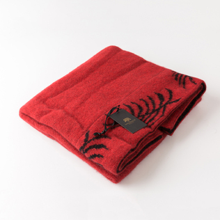 新西兰原产MCDONALD美利奴羊毛蕨类设计边缘披肩