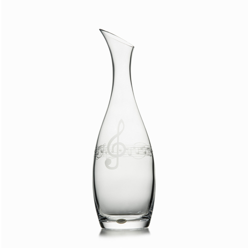 奥地利原产Kisslinger Kristallglas水晶玻璃醒酒瓶 音符