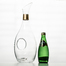 奥地利原产Kisslinger Kristallglas水晶玻璃醒酒器醒酒瓶 透明镶高雅金边