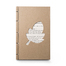 韩国原产JIGOONAMOO 环保纸笔记本EMMA叶子镂空图案  棕色