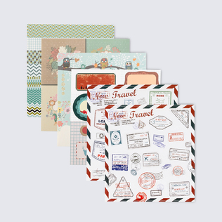 韩国原产namoo essence 多风格装饰贴纸墙贴手帐装饰 6版装