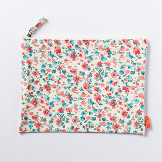 韩国原产namoo essence棉麻小碎花收纳包收纳袋旅行包