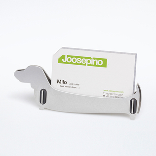 韩国原产Joosepino不锈钢DIY名片盒创意名片夹小狗造型