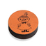 芬兰原产KOTONADESIGN实木手工圆形磁铁工艺品Moomin系列 橙色