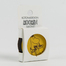 芬兰原产KOTONADESIGN实木手工圆形磁铁工艺品Moomin系列 黄色