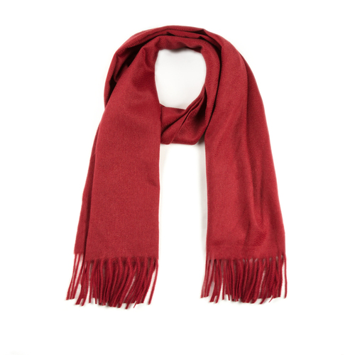 意大利原产MA.AL.BI.羊绒围巾女士围巾 红色