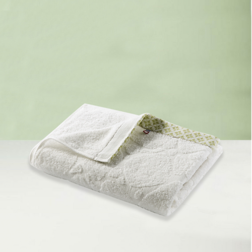 日本原产PRAIRIE DOG和布小纹今治纱布超柔棉质浴巾 绿色
