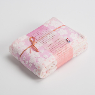 日本原产PRAIRIE DOG樱花系列今治浴巾棉质毛巾