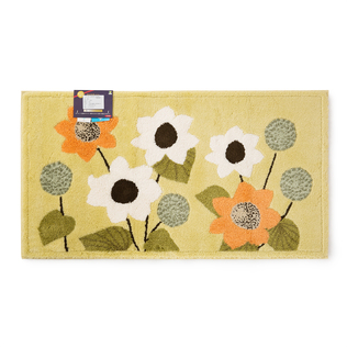 日本原产oka 速干浴室地垫浴室防滑垫卫生间地垫向日葵款