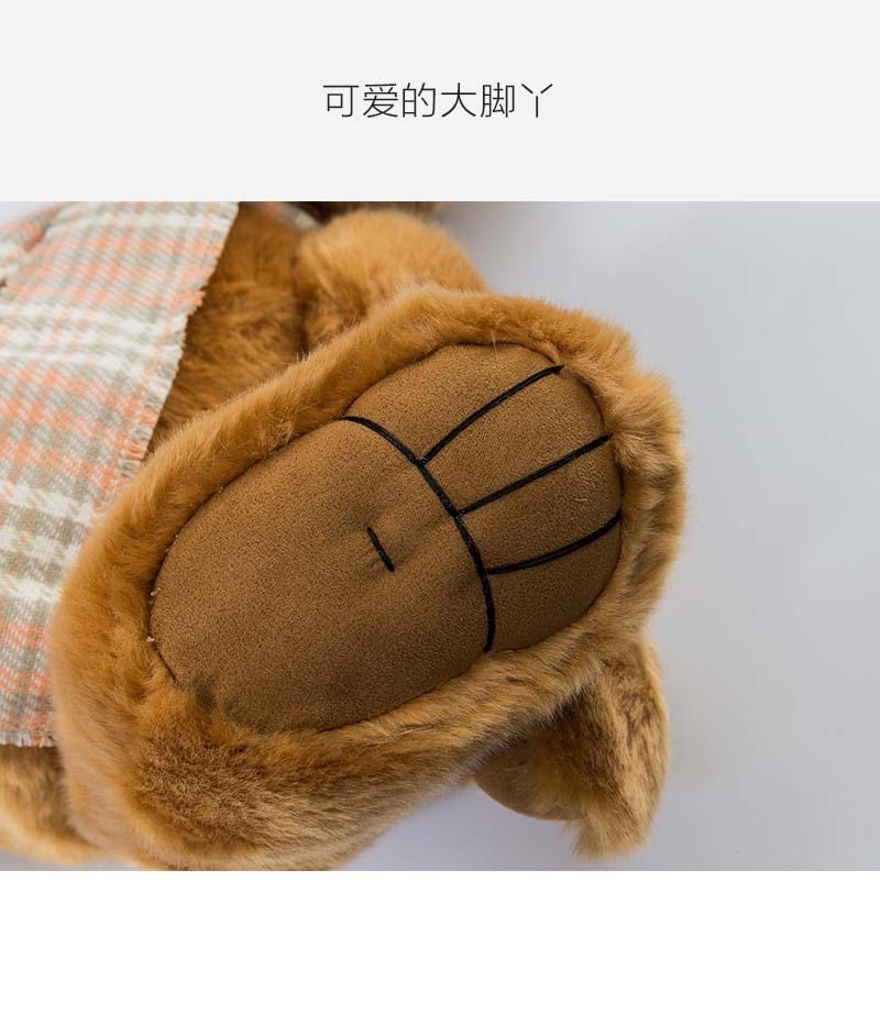 德国原产CLEMENS手工怀旧波尼泰迪熊40cm 乳白色