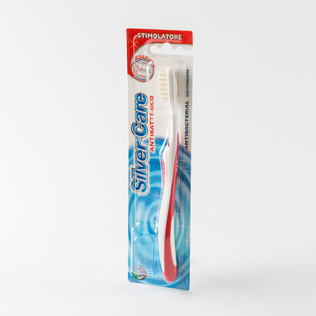 意大利原产SilverCare牙龈刷 - 橡皮刷毛