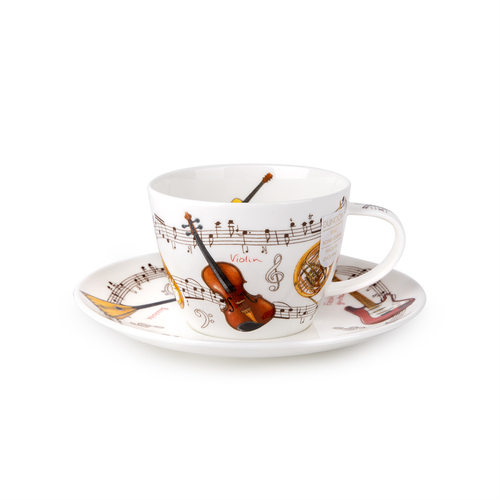 英国原产DUNOON丹侬乐器系列骨瓷茶杯骨瓷水杯茶具