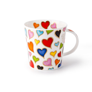 英国原产DUNOON丹侬 Cairngorm型骨瓷茶杯水杯马克杯金心