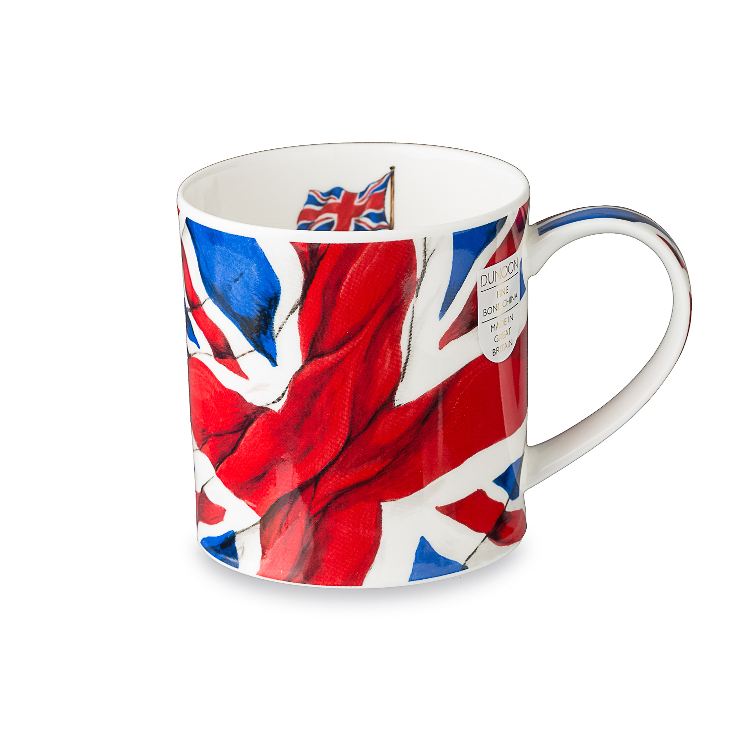 英国原产丹侬DUNOON骨瓷马克杯水杯奥克尼郡杯型英国国旗 黑色礼盒