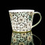 英国原产丹侬DUNOON骨瓷茶具一杯一碟套装 浅绿色小花