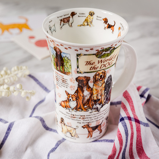 英国原产DUNOON丹侬杯子骨瓷杯水杯马克杯峡谷型狗的世界