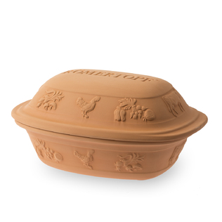 德国原产ROMERTOPF陶制烤锅多功能烤锅乡村风情型(大号)