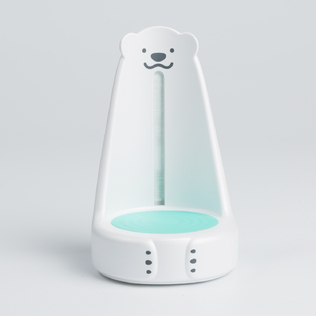 韩国原产nounours北极熊看护宝宝小夜灯多功能看灯