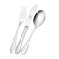 德国原产GGS餐具套装Isabel 不锈钢刀叉勺 西餐餐具 银色