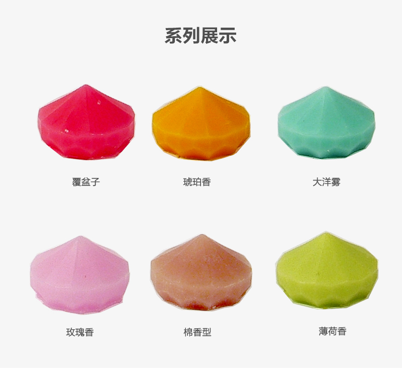 西班牙原产CERAS Roura香薰蜡烛自然香薰 25x40mm(5个装) 薄荷