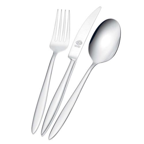 德国原产GGS餐具套装Yvonne 不锈钢刀叉勺 细柄设计 银色
