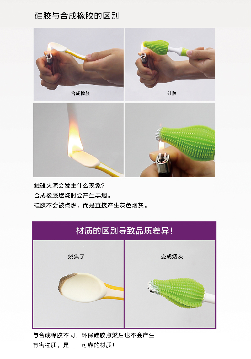 韩国原产Mathos Loreley婴儿奶瓶清洁刷奶嘴清洗刷套装 湖蓝