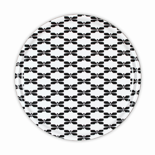 芬兰原产SAGALAGA DESIGN木质托盘点心盘大圆托盘