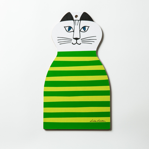 瑞典原产Optodesign 米琪猫系列木质切菜切水果砧板菜板 绿色