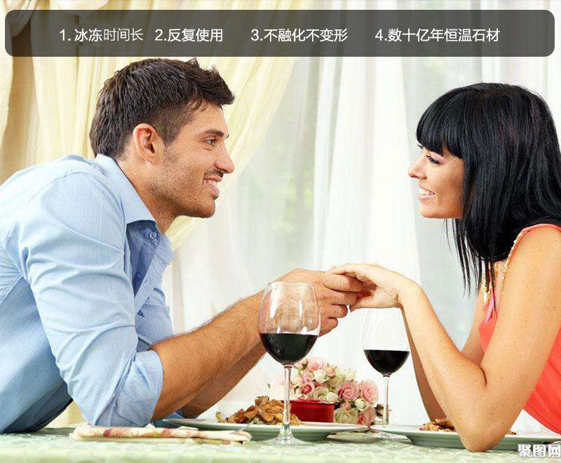 芬兰原产HUKKA滑石冰镇皿 滑石红酒冰镇皿含酒瓶 灰色